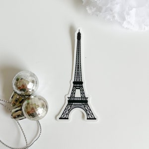 Tour Eiffel, vinyle mat, décalcomanie pour ordinateur portable, cadeau d'un meilleur ami