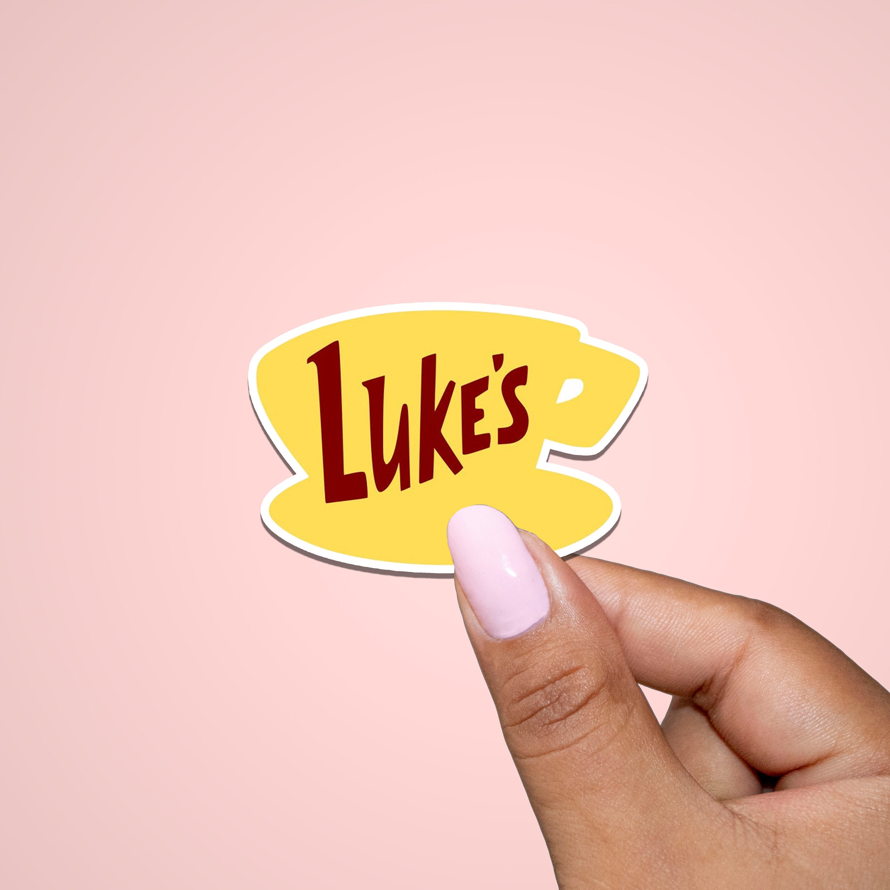 Luke's Diner - Gilmore Girls , Vinyl Matte, Hydroflask Sticker, L…