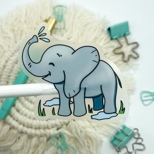 Elephant Labels Etsy