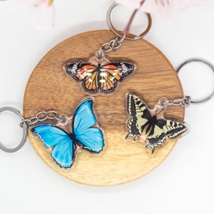 Butterfly Epoxy / Acrylic Keychain