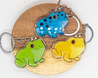 Frog Acrylic Keychain