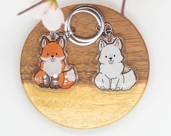 Fox Acrylic Keychain