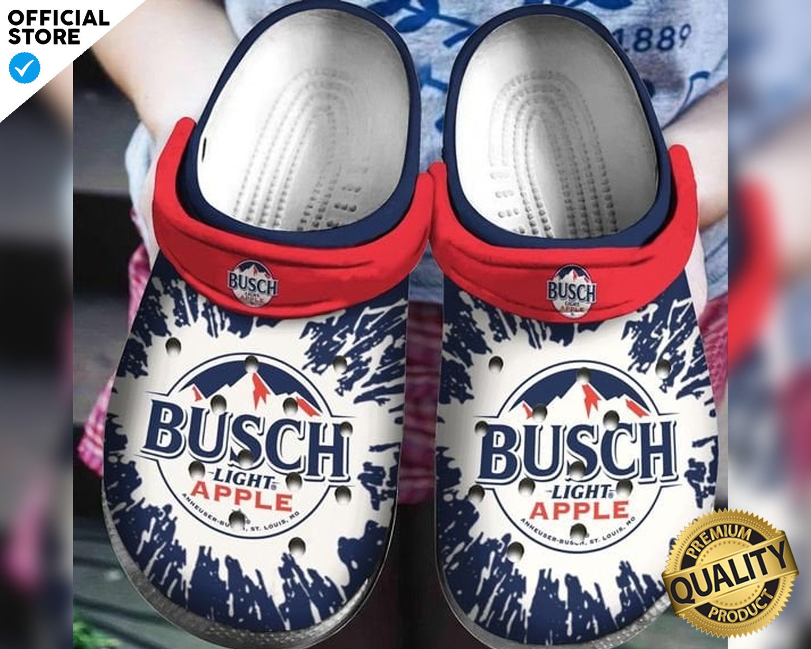 busch beer cowboy boot crocs