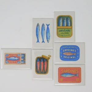 Sardine Fridge Magnets