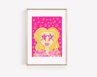 Sigma Kappa - CUSTOMIZABLE Pink Funky Sunnies - Sorority Print