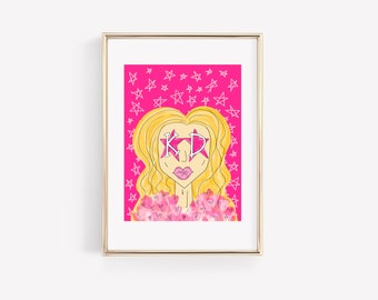 Kappa Delta - CUSTOMIZABLE Pink Funky Sunnies - Sorority Print