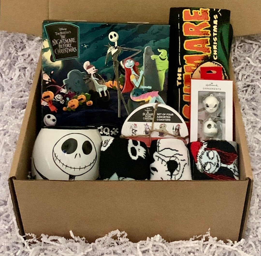 The Nightmare Before Christmas Themed Gift Box Nightmare Etsy