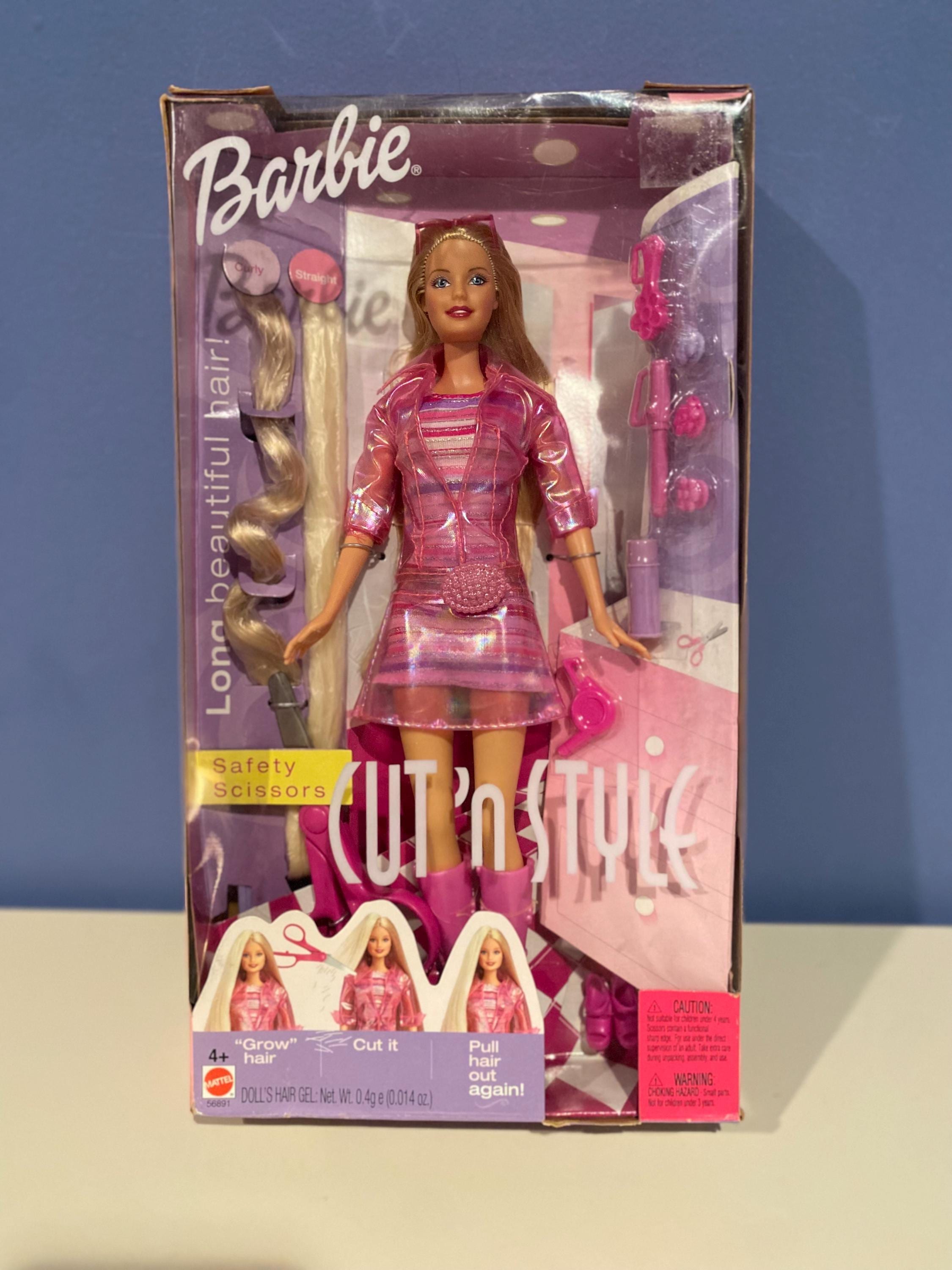 Barbie❤︎2000年限定 Vintage Cut 'n Style Barbie 2002 Mattel #56891 NRFB - Etsy
