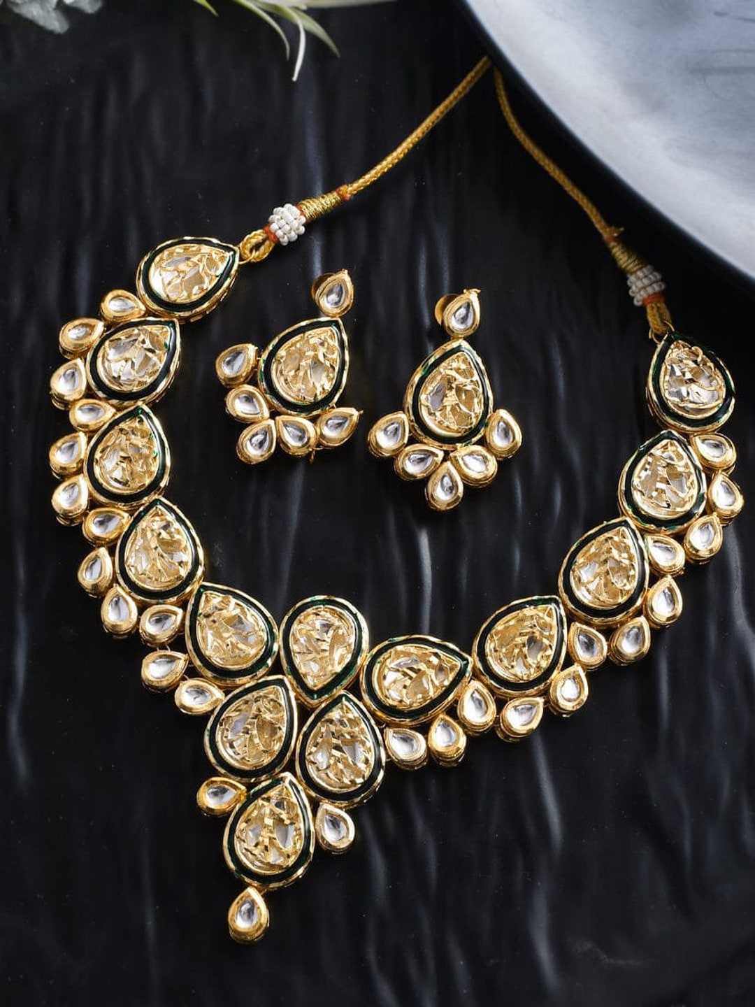 Kundan bridal choker set Clearance
