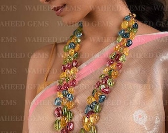 Multi colour Stone necklace For Girls And women