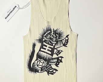 ISSEY MIYAKE Pleats Please Pleated and Printed Tank Dress, White Tank Dress With Black Tiger Graphic, Made in Japan. Very Rare Piece - Etsy ISSEY MIYAKE Pleats Please Pleated and Printed Tank Dress, White Tank Dress With Black Tiger Graphic, Made in Japan. Very Rare Piece - Etsy
