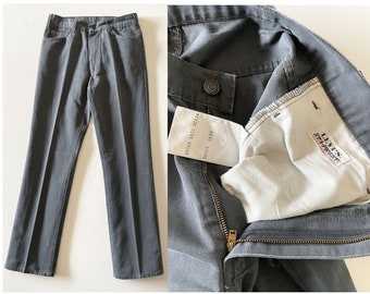 Vintage Levi's Sta-Prest, gray cotton pants vintage size W32 / vintage Levi's perm press pant (vintage size W32)