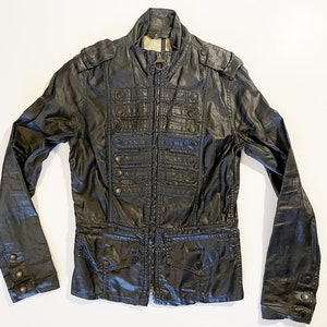 Chaqueta de mujer BARBOUR, chaqueta de lino encerado negro, Black Wax Jacket Barbour talla S