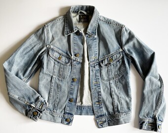 Chaqueta Lee en denim azul índigo. Chaqueta vaquera Lee / Chaqueta vaquera Vintage Slim Lee talla M