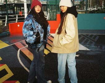 HYPE】90s vintage zip jacket ブルゾン y2k