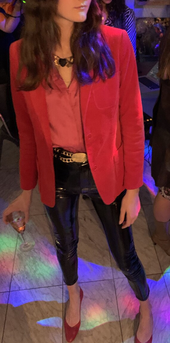 Vintage red corduroy jacket