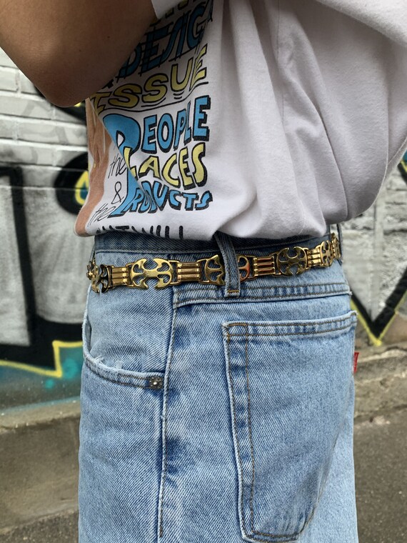 Inlefen Jeans Premaman Vintage Cintura in Denim con Effetto Denim Over The Bump 