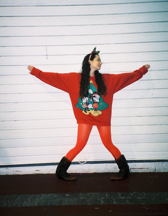 【希少】80s　スクリーンスターズ　USA製　ミッキー　スウェット　レッド　S 希少品】80s Epcot ミッキーマウス スウェット USA製 - メルカリ