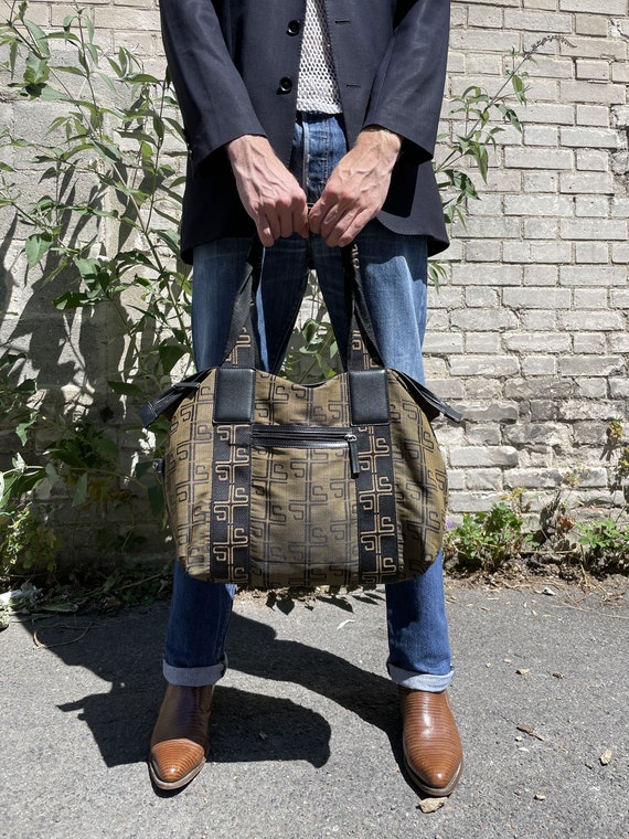 Jean-louis SCHERRER Paris Bag in Fabrics and Leather Vintage