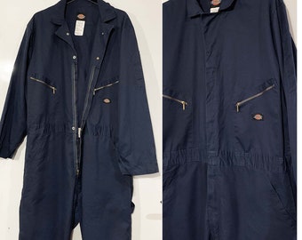 Dickies vintage Y2K work suit / 2000s, blue color, size XL / working suit, vintage coveralls size XL