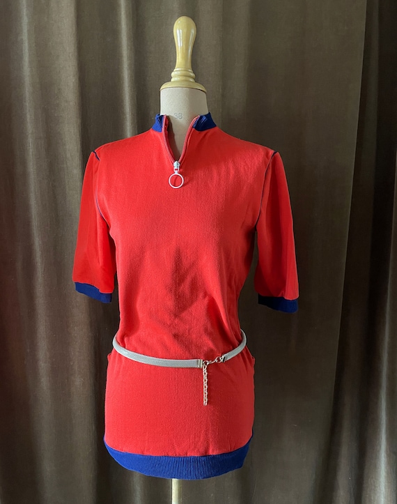 vintage cycling polo shirt