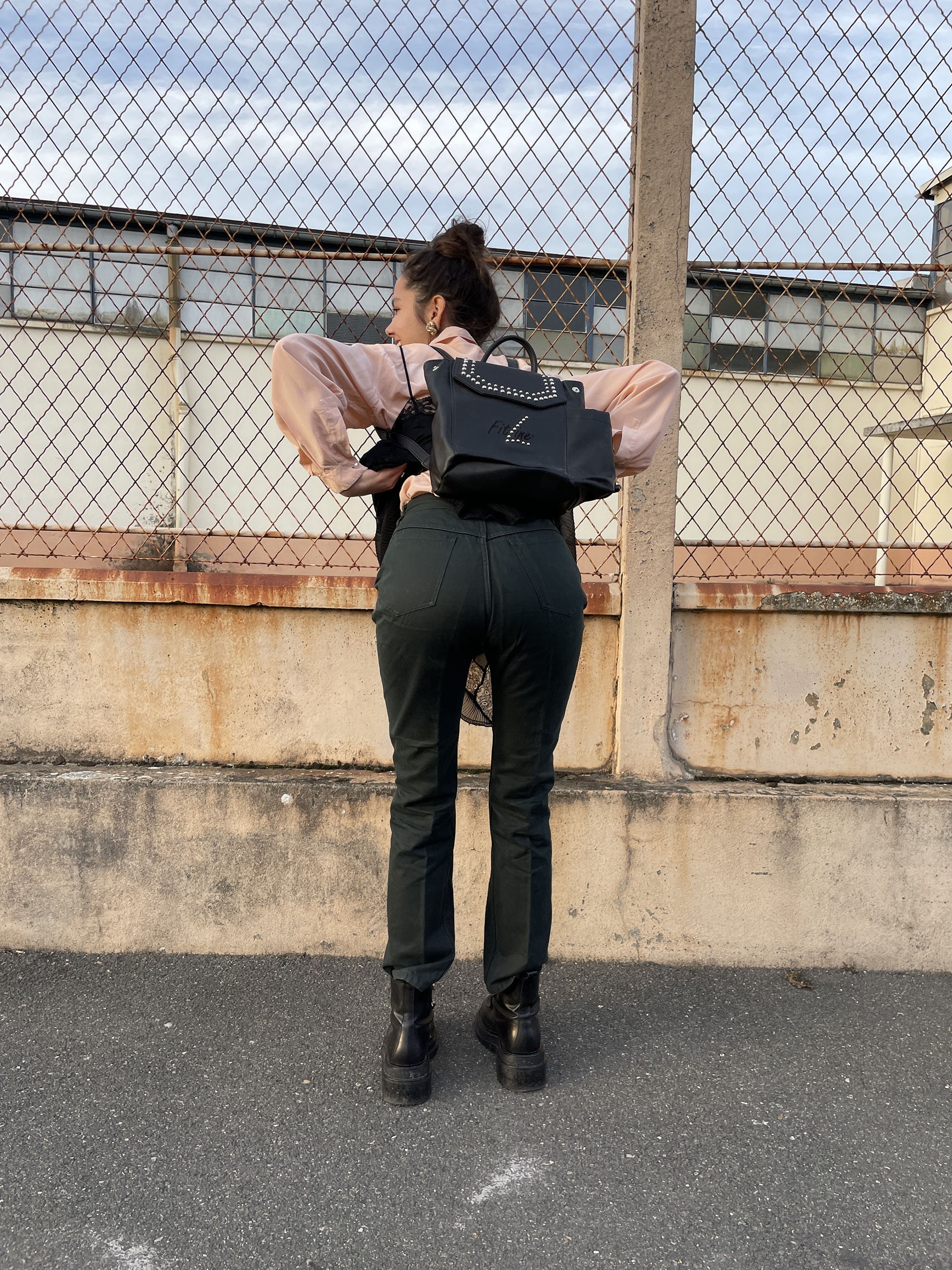 Pants A.P.C Cotton Coated Vintage 90s Made in France, Low Waist