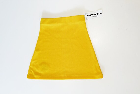 Mini jupe vintage jaune Calvin Klein Jeans, jupe … - image 4