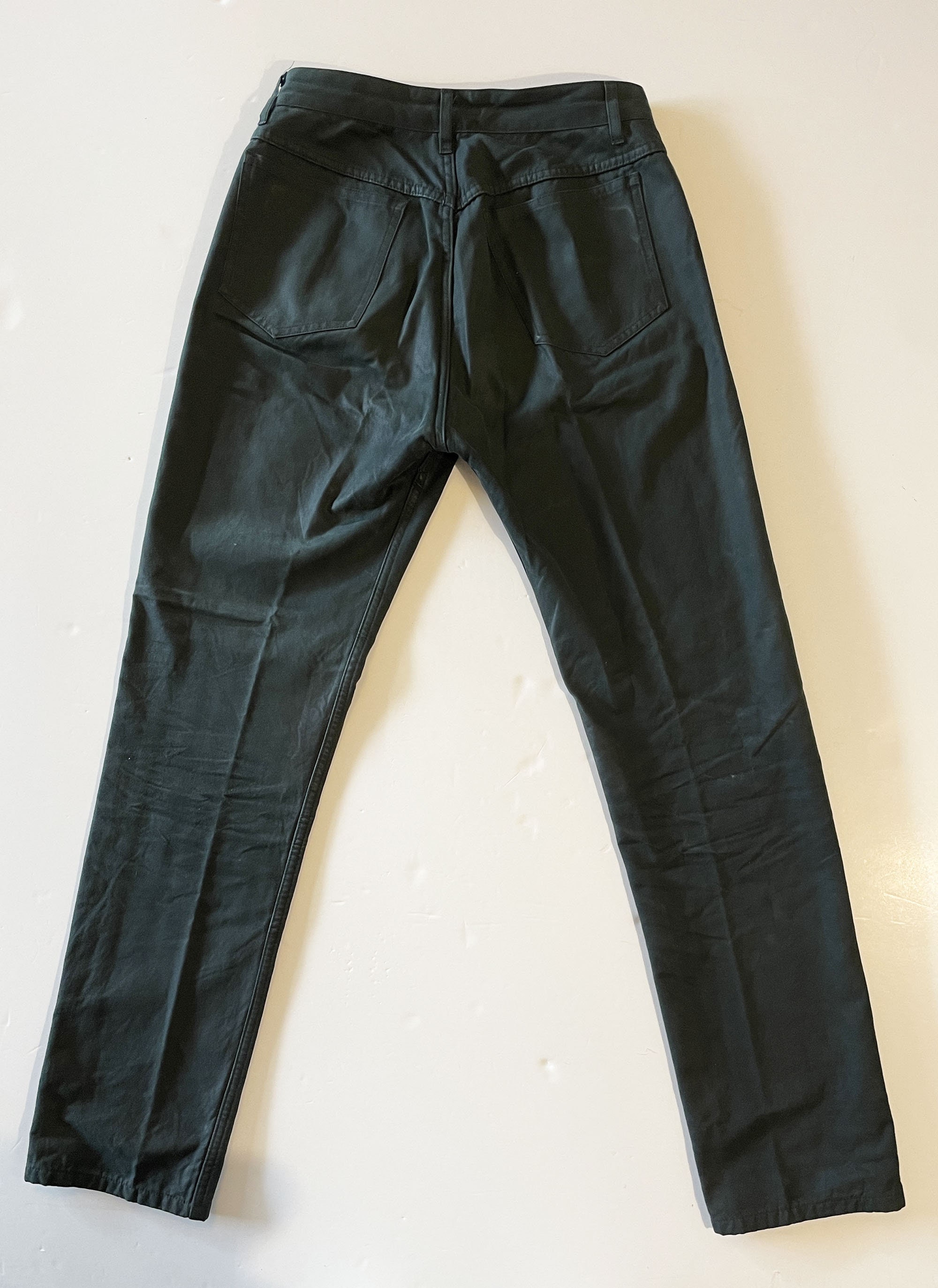 Pants A.P.C Cotton Coated Vintage 90s Made in France, Low Waist