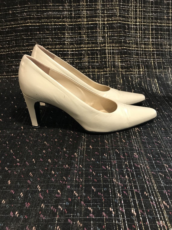 Maud Frizon Paris vintage creme leather size 38