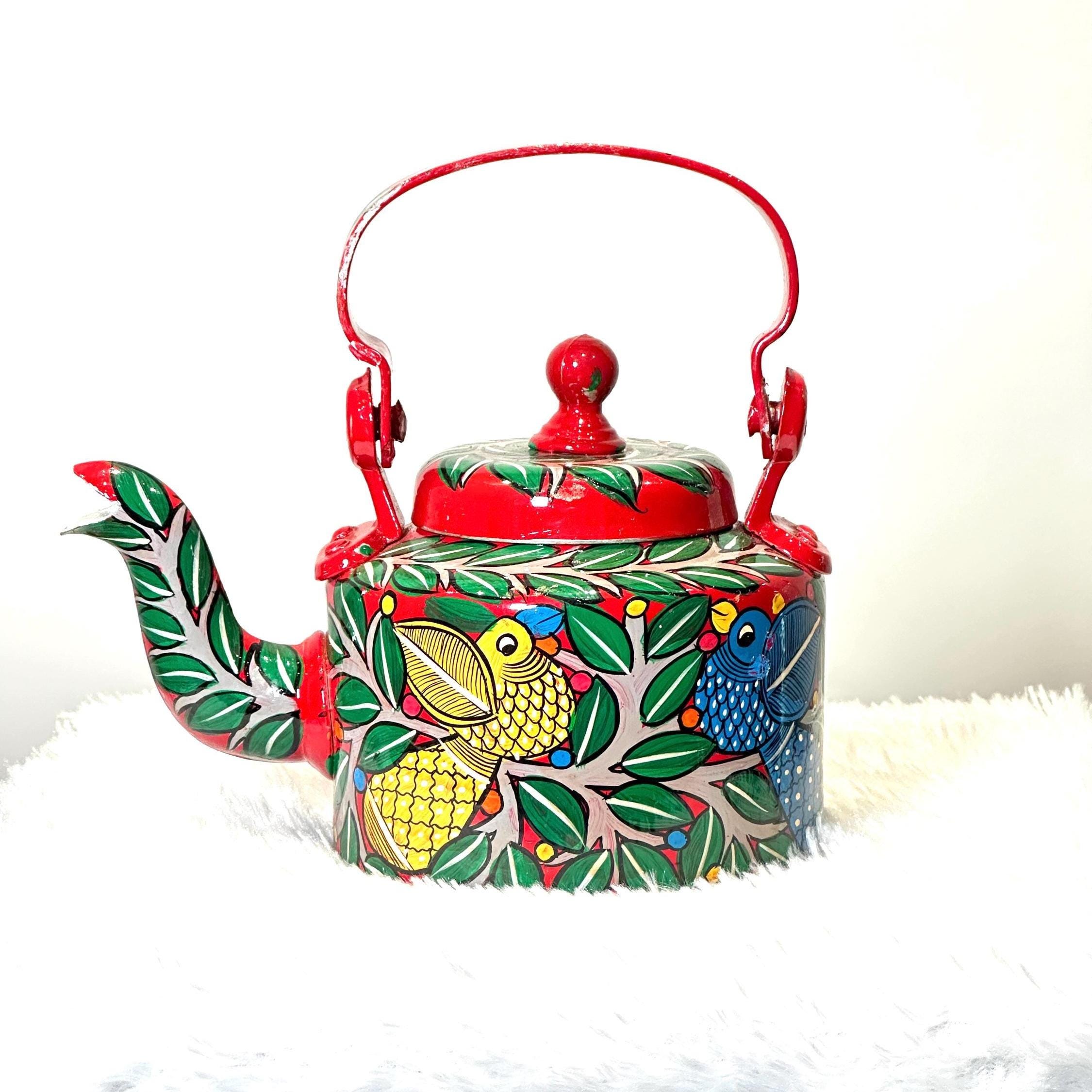 Paththara Pot Tea Kettle | Pattachitra - Etsy