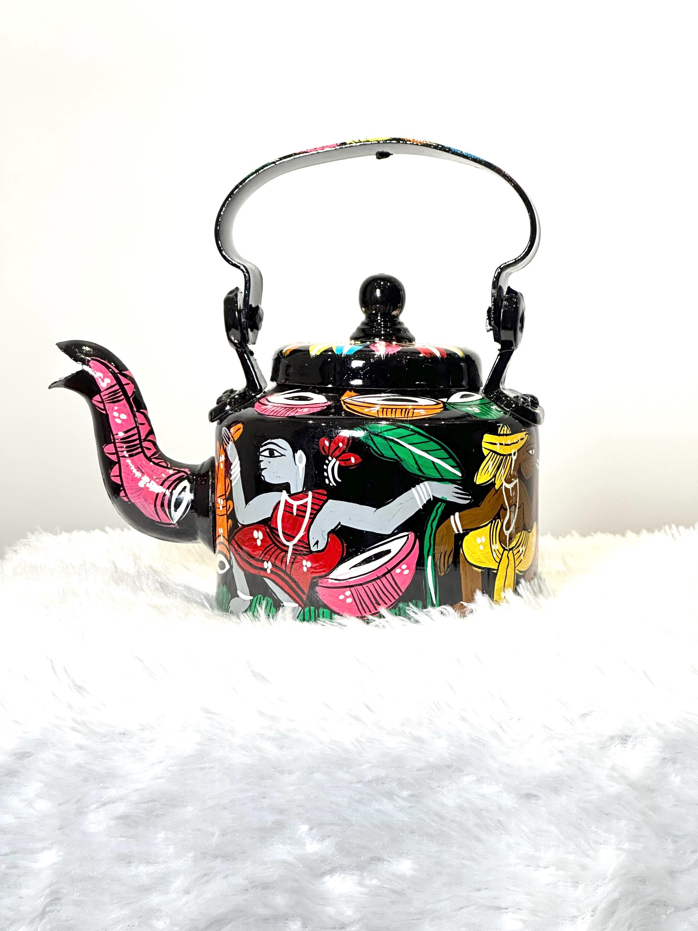 Paththara Pot Tea Kettle | Pattachitra - Etsy