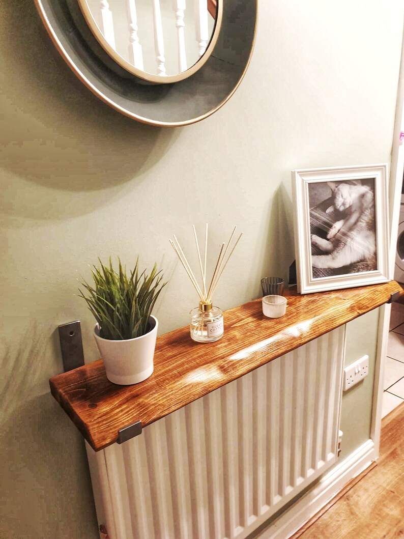 Rustic Radiator Shelf Etsy