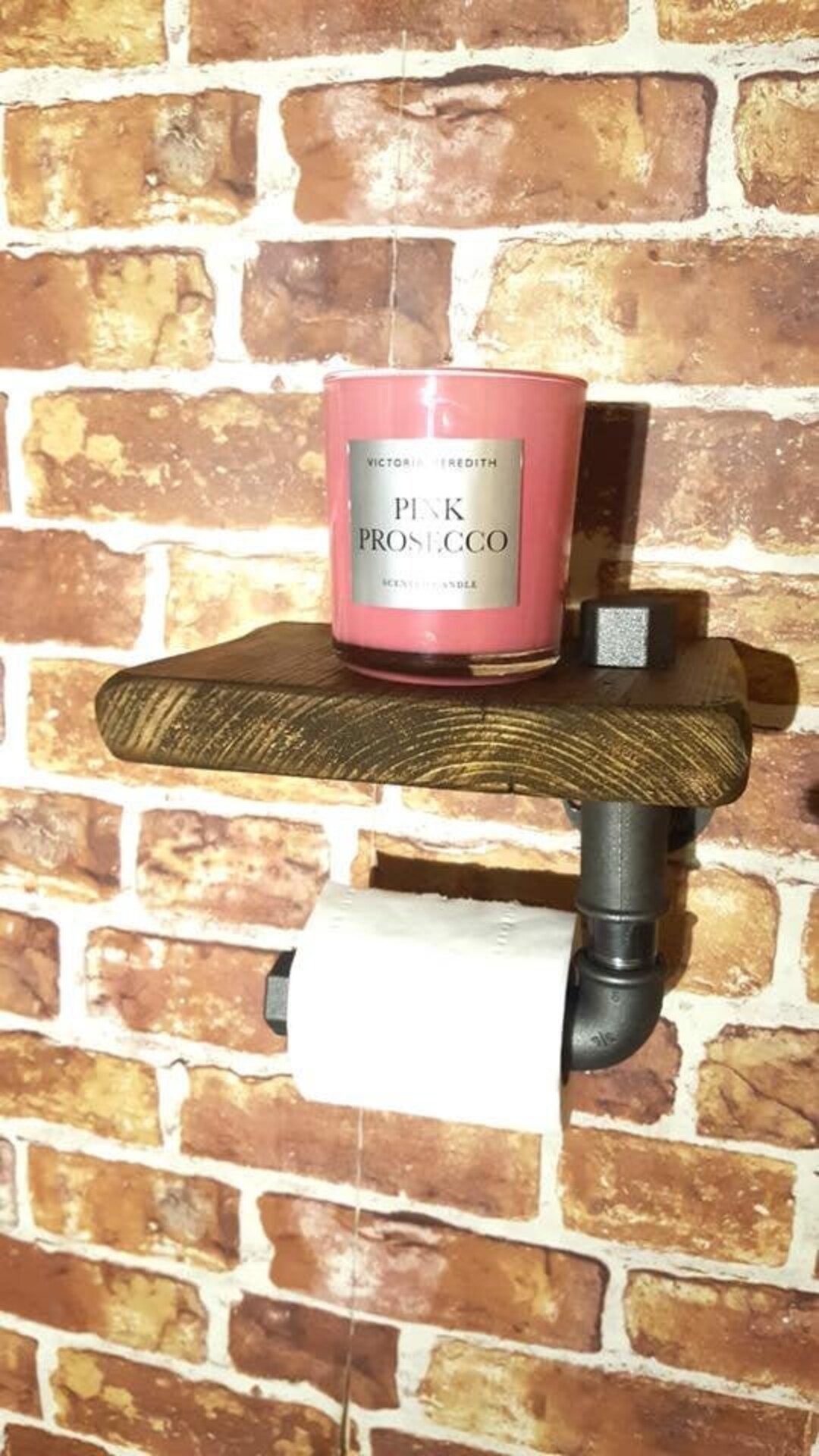 Rustic Wood Toilet Roll Holder Etsy