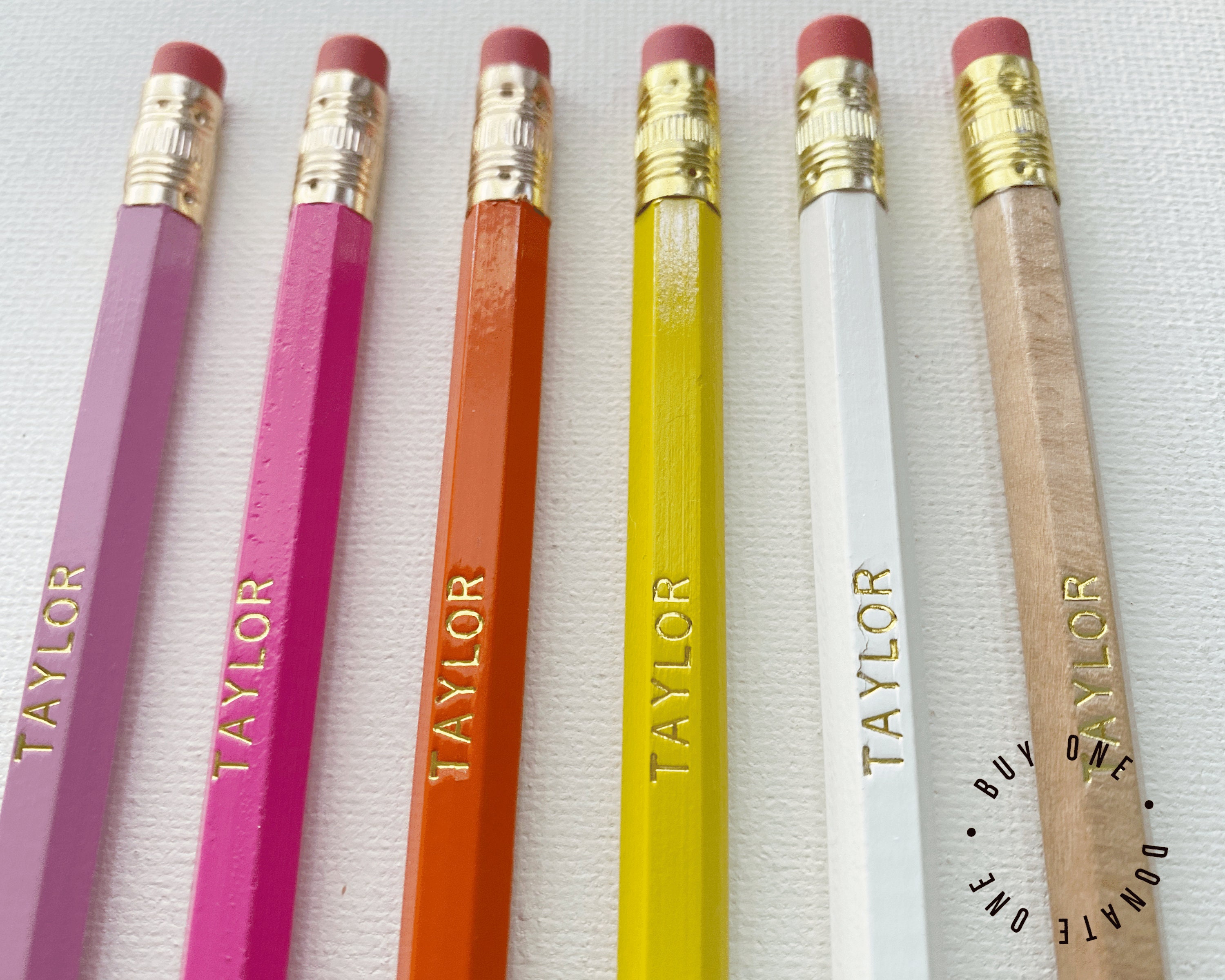 Pencils With Names On Them