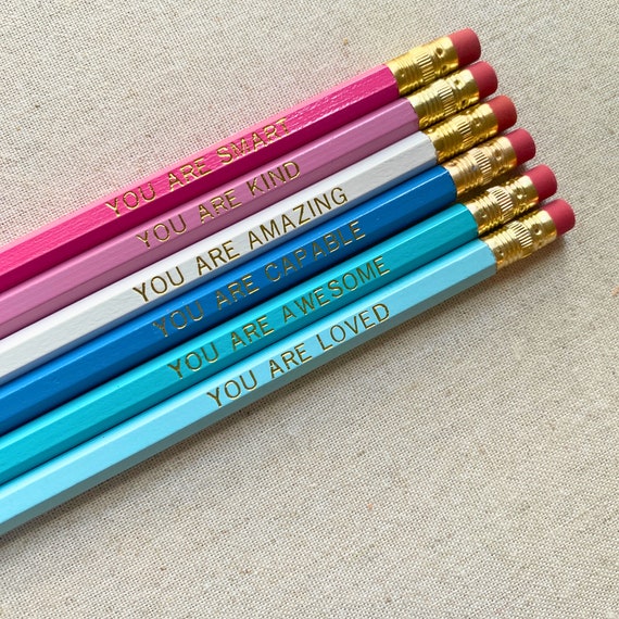 Affirmation Pencils Inspirational Pencils Inspirational - Temu