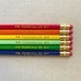 see more listings in the 6 Personalized Pencils section