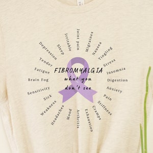 Fibromyalgia Shirt, Fibro Awareness, FIbro Warrior, Fibromyalgia Fighter, Chronic Fatigue, Invisible Illness, Fibromyalgia, Chronic Pain