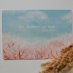 Postkarte "Der Sommer ist nahe"