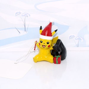 Pikachu Evolution Pokemon Custom Name 2023 Holiday Gifts Christmas  Decorations Ornament - Mugteeco