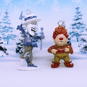 Hot and cold brothers Christmas Ornaments