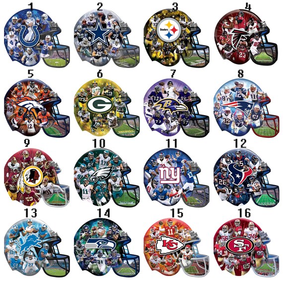 5D DIY Diamond Painting NFL Team Logo Football Team Badge Etsy