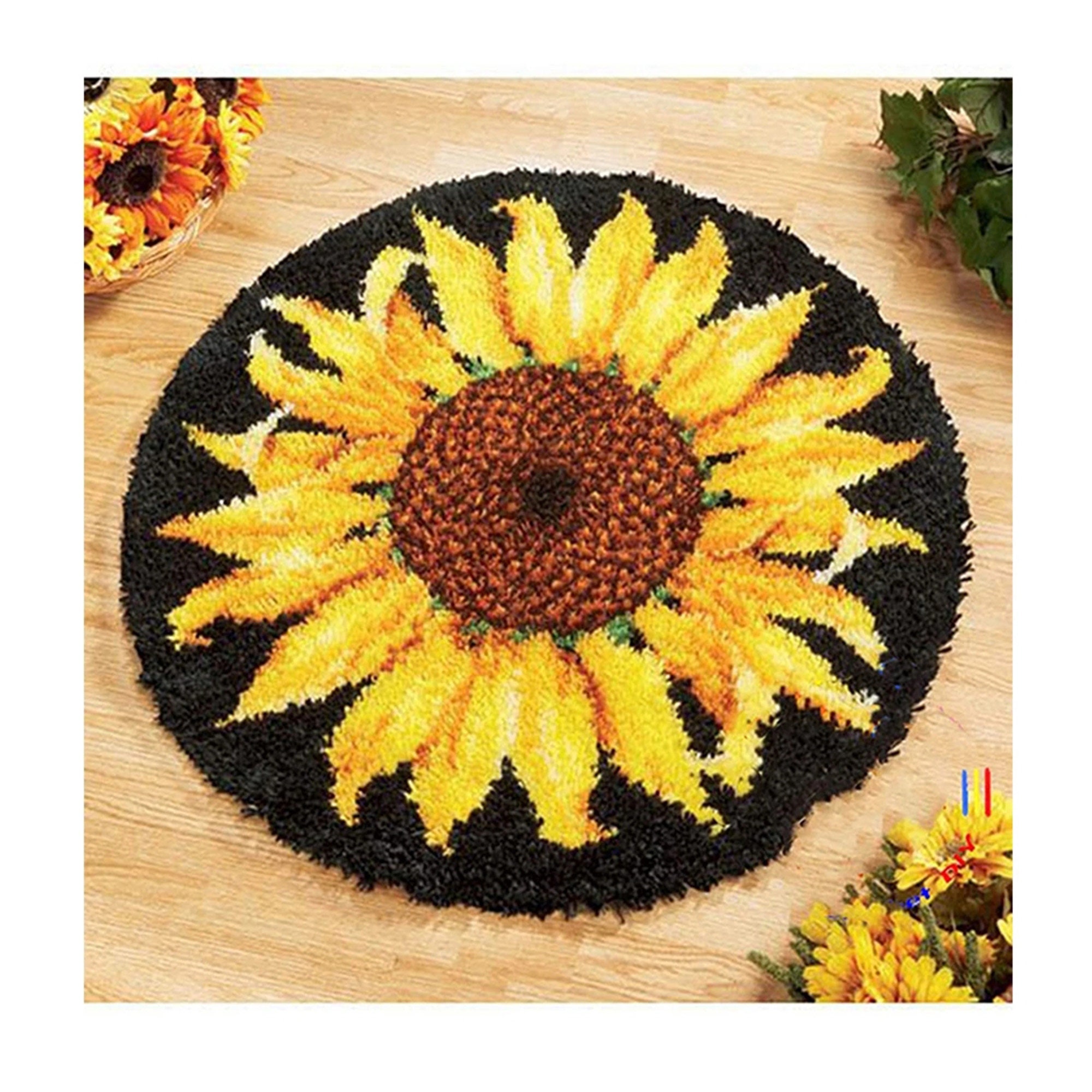 Sunflower Rug Kit Etsy