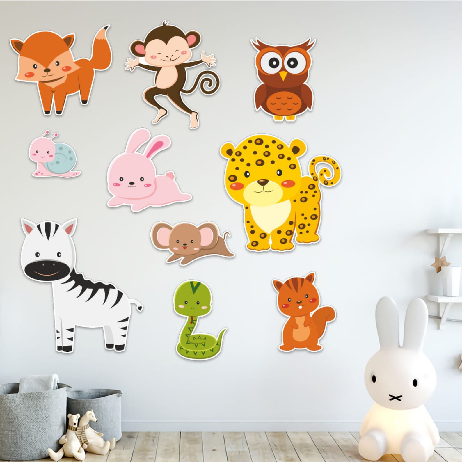 Animals nursery wall decor Baby gift baby room for little | Etsy