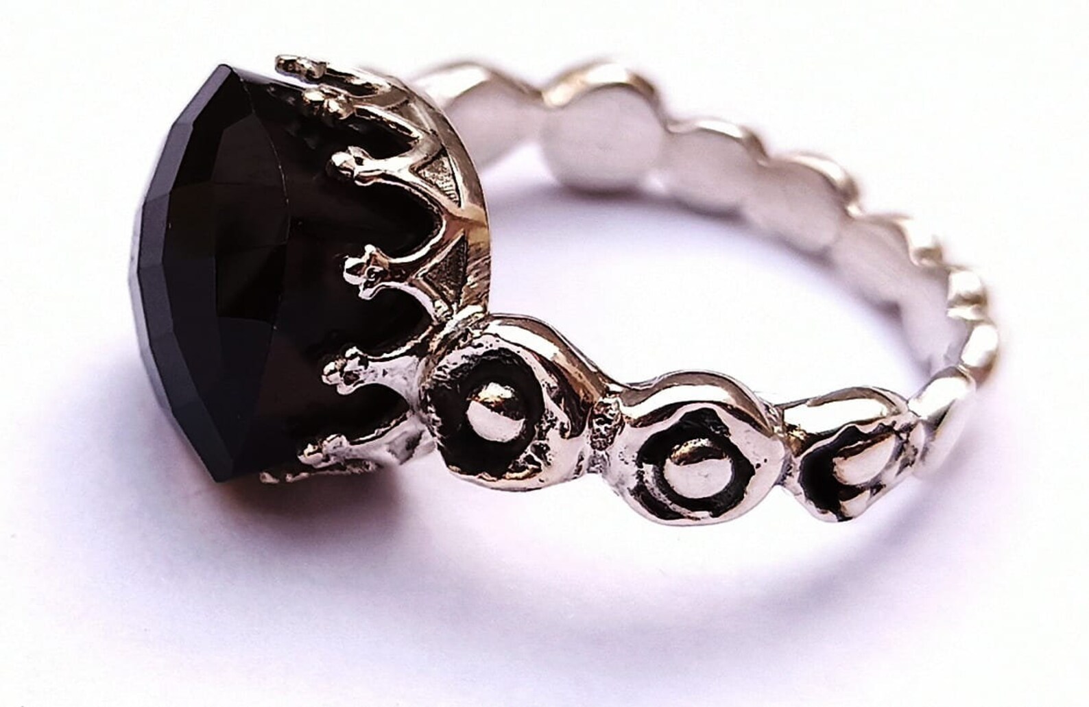 Pirite Agata Gemma Fatto a Mano 925 Argento Sterling Gioielli Misura