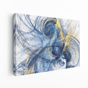 Abstract Art Print on Canvas , Floating Frame Option, Modern Wall Art, Canvas Wall Art , Extra Large Wall Art