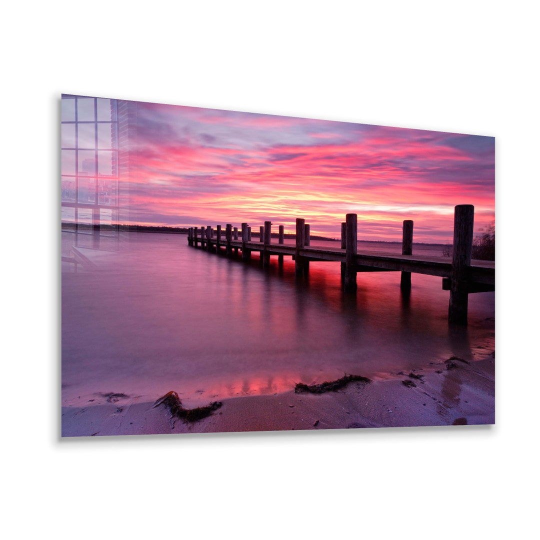 Glass Wall Art / Acrylic Glass Art / Floating Frame Option / Etsy