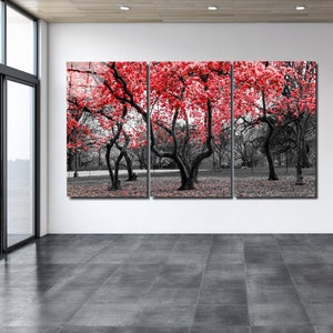3 Panel Tempered Mega Size Glass Printing Wall Art-Extra Large Wall Decor- 3 Pieces Wall Art-Wall Hangings-Housewarming Gift-Christmas Gift