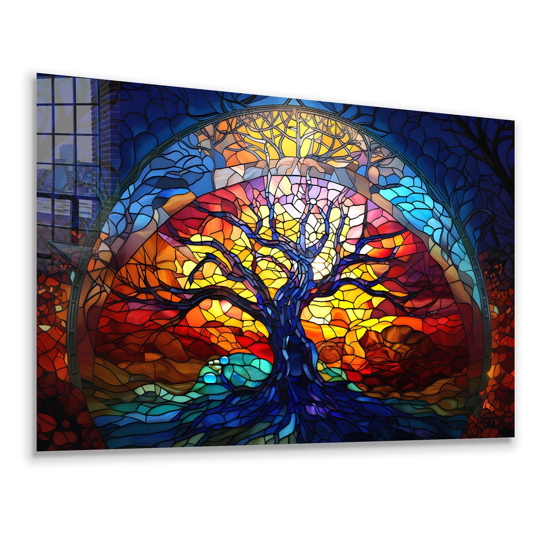 Glass Wall Art / Acrylic Glass Art / Floating Frame Option / Canvas