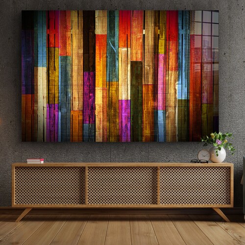 Abstract Tempered Glass Printing Wall shops Art , Natural And Vivid Wall Decor , Modern Wall Art, Extra Large Wall Art