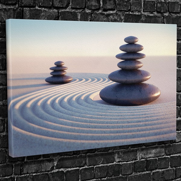 Large Zen Wall Art - Etsy